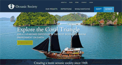 Desktop Screenshot of oceanicsociety.org