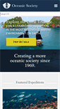 Mobile Screenshot of oceanicsociety.org
